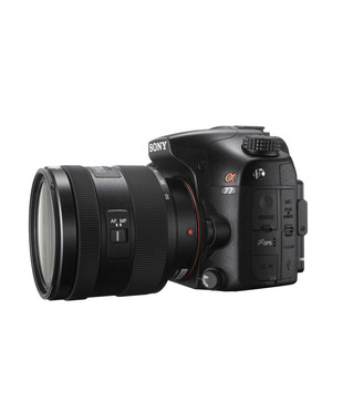 Sony SLT A77V 24.3 MP SLR with SAL 18-55mm Kit Lens (Black)