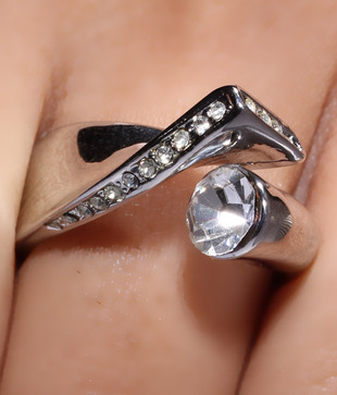 Jazz  Appealing Crystal Ring