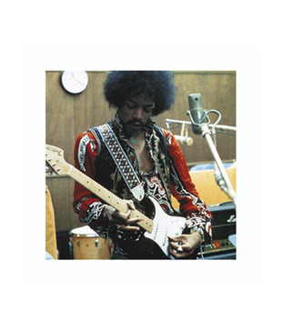 Jimi Hendrix (Studio) (15.7 x 15.7 Inches)