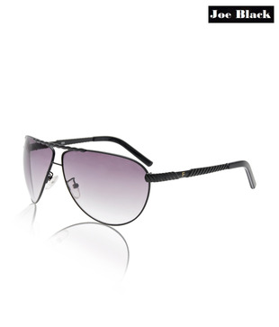 Joe Black Stylish Black Frame Aviator