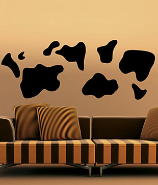 Plage Abstract Print Wall Sticker