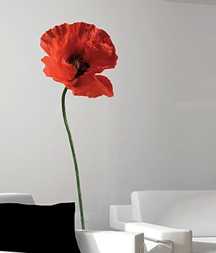 Plage Passionate Poppy Wall Sticker