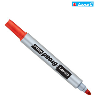 Luxor Red Broad Marker (Pack of 20)