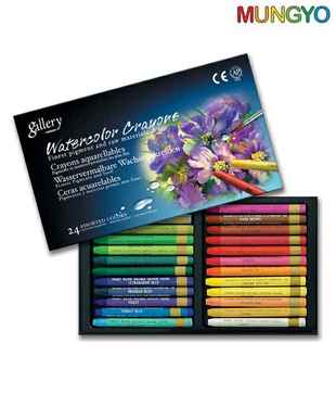 Mungyo Gallery WaterColor Crayons - 24 Colors