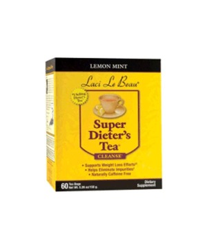 Laci Le Beau Lemon Mint Super Dieter's Tea - 60 Tea Bags