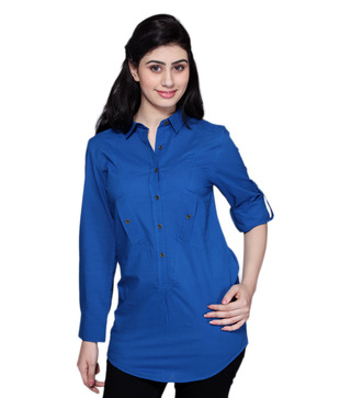 Mishka Royal Blue Shirt