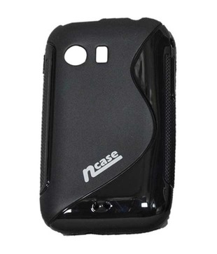 nCase Fashion Back Cover- Samsung S5360 Galaxy Y-Black