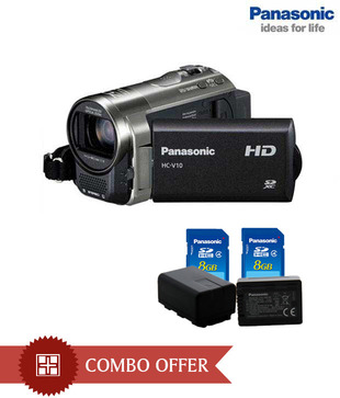 Panasonic HC V10 Camcorder (Black) 