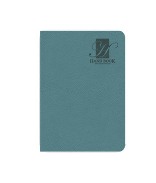 Nightingale Light Blue Minimalist Style Hand Book (Pack of 2)