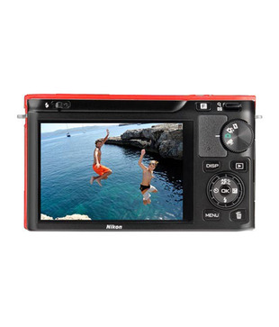 Nikon 1 J1 10.1MP SLR with 10-30 mm Kit Lens (Red)