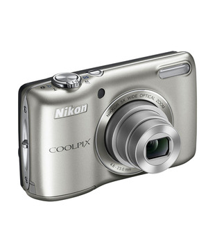 Nikon Coolpix L26 16.1MP Point & Shoot Digital Camera (Silver)