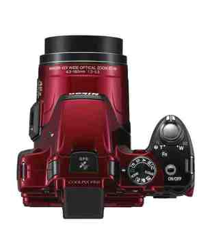 Nikon Coolpix P510 16.1MP Semi-SLR Camera (Red)