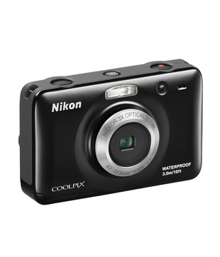 Nikon Coolpix S30 Point & Shoot Digital Camera (Black)
