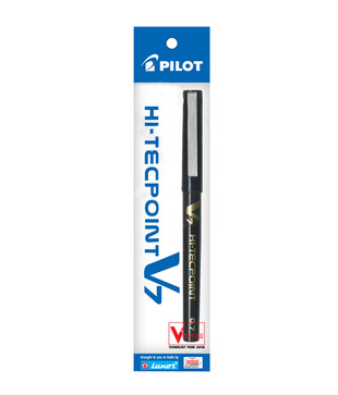Pilothitec V7 Pen Black (Set Of 2 Pcs)