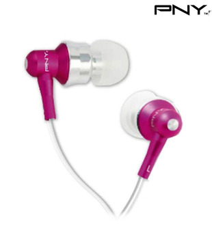 PNY Lovely Series Earphones (Pink)