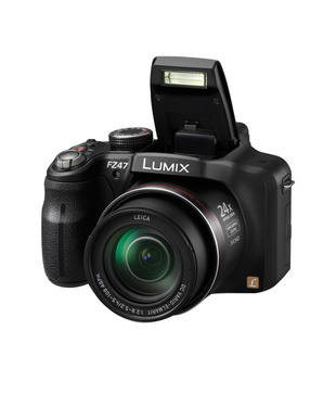 Panasonic Lumix DMC FZ47 12.1 MP Semi-SLR Camera (Black)