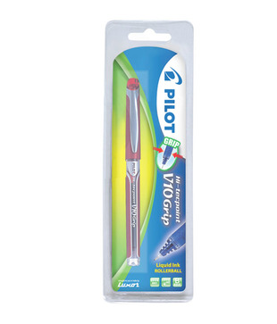 Pilot Hi-Techpoint V-10 Grip Pen Red