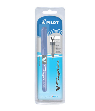 Pilot V Signpen Blue
