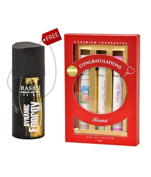 Rasasi Gift Set Babbly Gal+Rasasi Pour Femme+Innocence Women