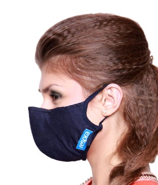 Respra - Anti Pollution Mask - Dark Blue (Pack of 2)
