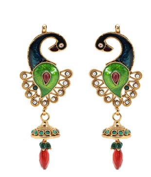 Sia Ethnic Golden Rasrawa Necklace Set