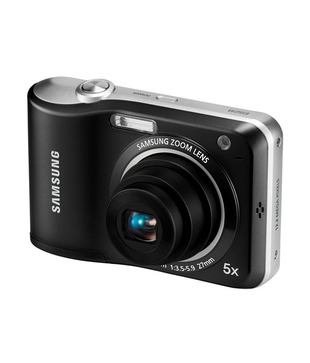 Samsung ES28 12.2MP Point & Shoot Camera (Black) (with Freebie: 4GB SD Card, Pouch, Reebok watch worth Rs.2600) 