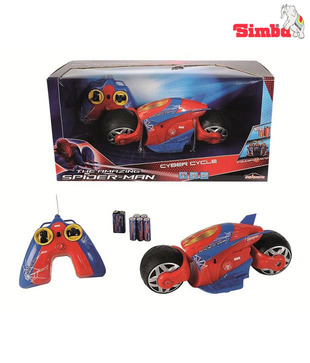Majorette Rc Spiderman Cyber Cycle