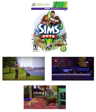 Sims 3: Pets Xbox + Wireless PC Mouse