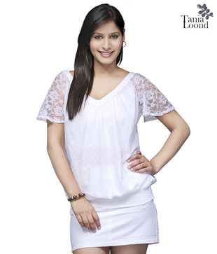 Tania Loond Designer White Top
