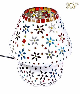 Treasure Hunt  Mosaic Flower Design Lamp