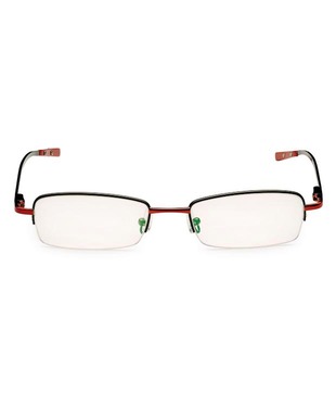 Hype Trendy Black Semi-Rimless Optical Frame
