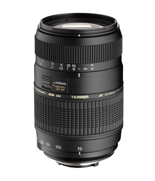 Tamron -A17 AF70-300mm F/4-5.6 Di LD Macro w/ hood (Canon)