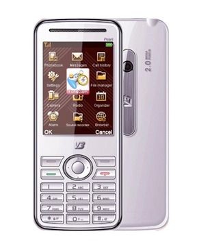 V3 3G-CDMA Mobile Phone-PEARL (White)