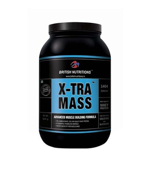 British Nutritions Xtra Mass 500 g vanila