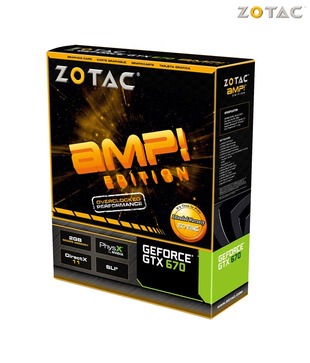 ZOTAC GTX 670 2GB DDR5 Amp! Edition  Graphic Card