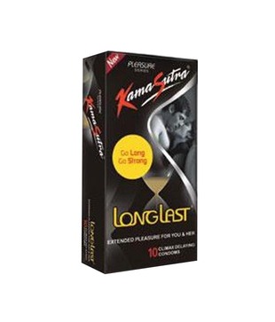 Kama Sutra Platinum  Long Last Condoms (Pack of 10)