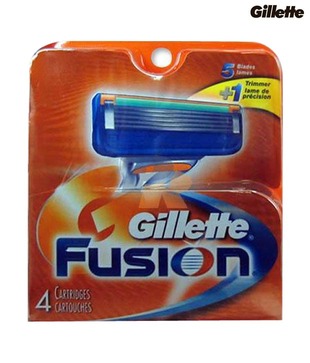 Gillette Fusion Pack of 4 Cartridges