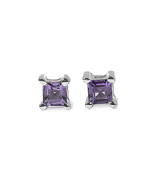 Johareez Peridot, Amethyst & Topaz Silver Earrings Combo