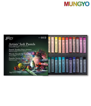 Mungyo Gallery Artists' Soft Pastels - 24 Colors