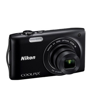 Nikon Coolpix S3300 16.MP Point & Shoot Digital Camera (Black)
