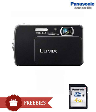 Panasonic Lumix DMC FP5 14.1 MP Point & Shoot Digital Camera (Black)