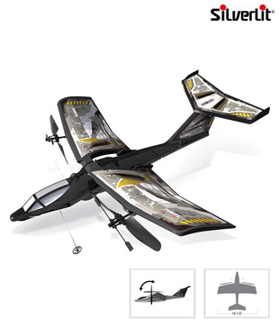 Silverlit Xl-Class Heli: R/C V-Full Tilt Jet (3 Channel)
