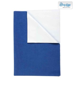 Sleep Dry Baby Dark Blue Care Sheet