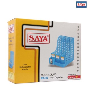 Saya Magazine & File Rack + Desk Organiser (Set of 2 pcs)