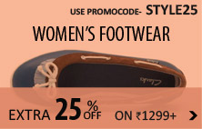 Extra 25% Off on 1299+