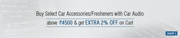 Extra 2% on car audio