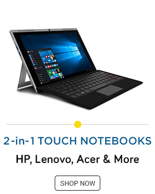 2 IN 1 Touch Screen Notebooks