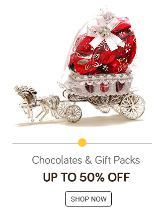 Chocolates & Gift Packs Upto 50% off