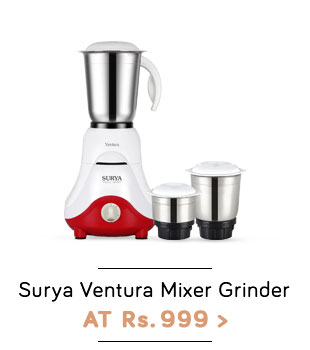 Surya Ventura 3 Jar 500 W Mixer Grinder