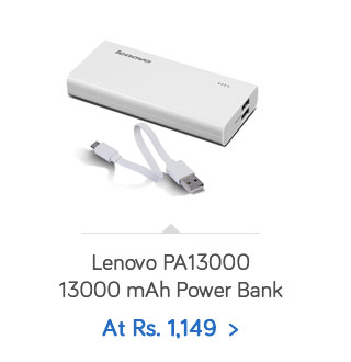 Lenovo PA13000 13000 mAh Power Bank